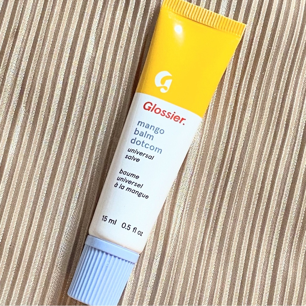Glossier Mango Balm DotCom Universal Salve Lip Balm Full Size 0.5 Oz / 15ml